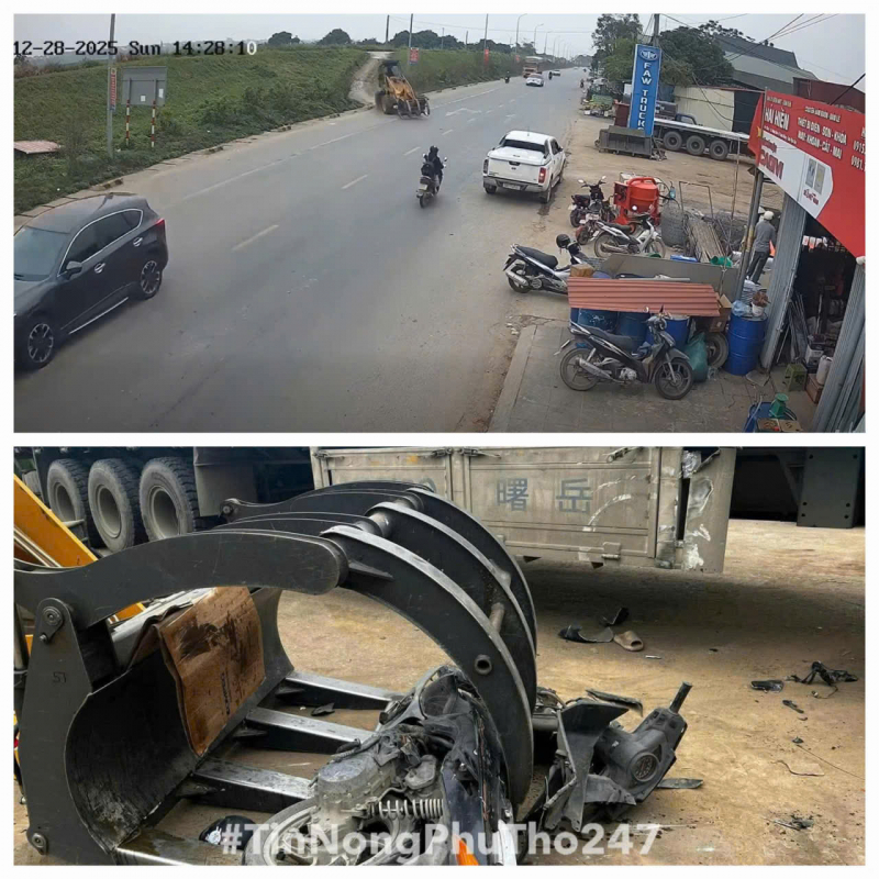 Tạm giam lái máy múc và chủ xe gây tai nạn cho cô gái -0
