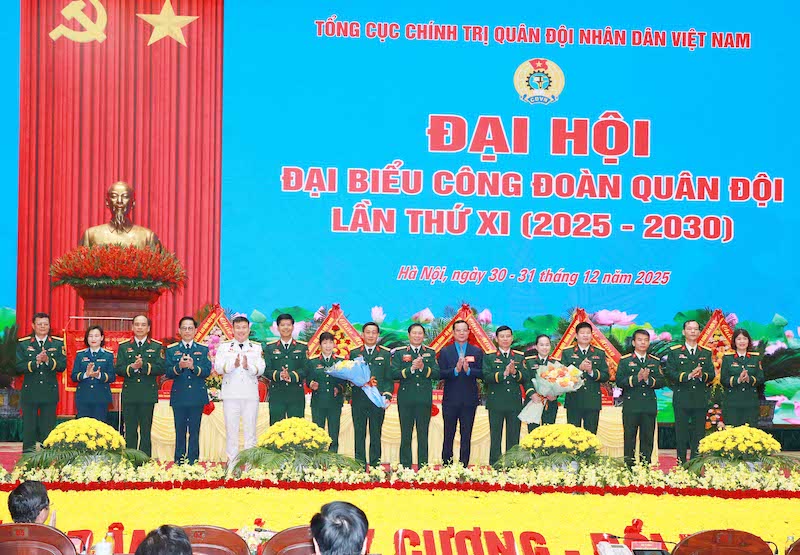 Đại hội đại biểu Công đoàn Quân đội lần thứ XI -3