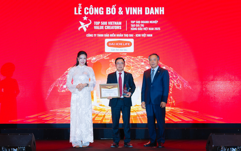 Dai-ichi Life Việt Nam vinh dự xếp hạng 50 trong “Top 500 Doanh nghiệp tạo giá trị hàng đầu Việt Nam năm 2025” -0