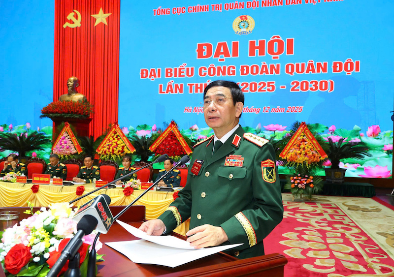 Đại hội đại biểu Công đoàn Quân đội lần thứ XI -0