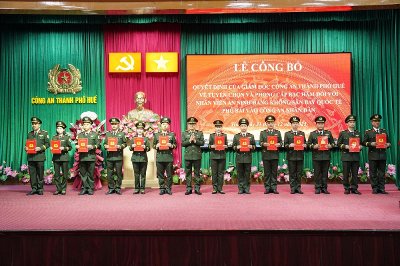 58 nhân viên An ninh hàng không được tuyển chọn vào CAND -0