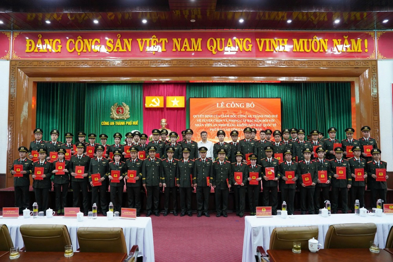 58 nhân viên An ninh hàng không được tuyển chọn vào CAND -0