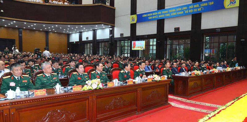 Đại hội đại biểu Công đoàn Quân đội lần thứ XI -0