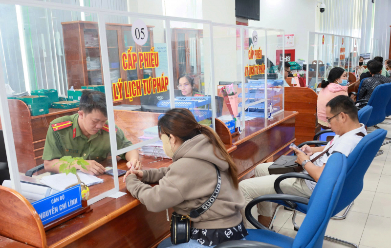 Hiệu quả sau 1 năm thực hiện nhiệm vụ cấp lý lịch tư pháp -0