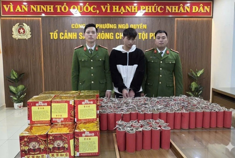 Lực lượng HP22 Hải Phòng liên tiếp lập công, thu giữ hơn 80kg pháo -0