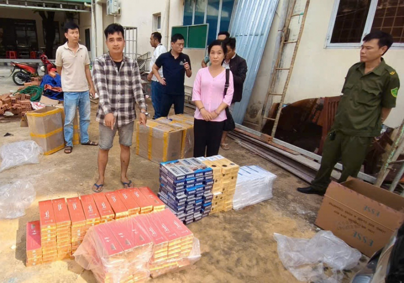 Phát hiện nhiều vụ buôn bán, vận chuyển thuốc lá lậu ngoại nhập số lượng lớn -1