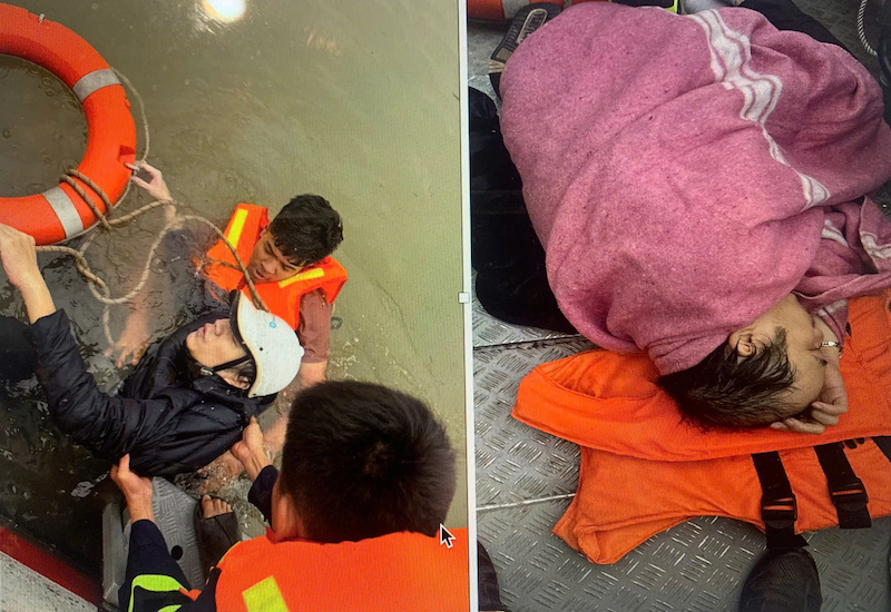 Kịp thời cứu nạn người nhảy cầu Vĩnh Tuy -0