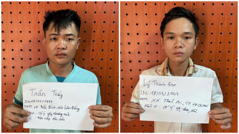  Mâu thuẫn lúc ăn nhậu, hai thanh niên cầm dao chém người… -2