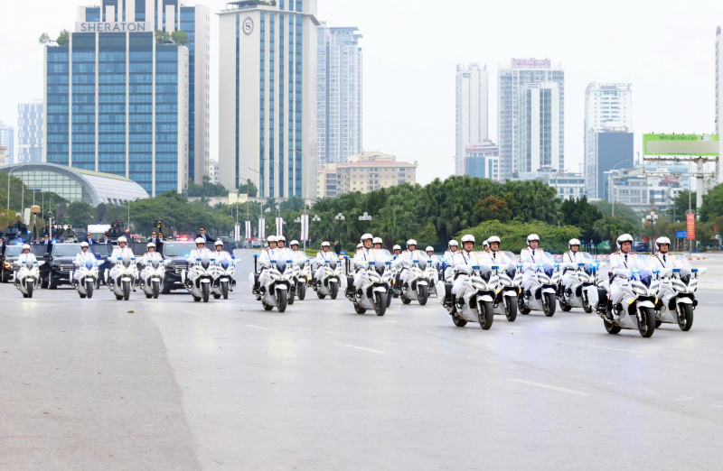 Ngắm dàn phương tiện đặc chủng của CAND sẵn sàng xuất quân bảo vệ Đại hội Đảng -0