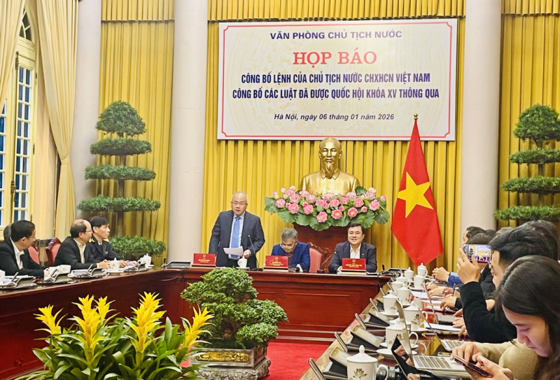 Văn phòng Chủ tịch nước công bố 12 Luật về lĩnh vực tài chính, thuế -0