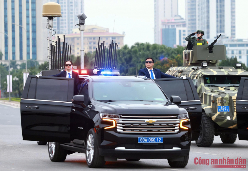 Ngắm dàn phương tiện đặc chủng của CAND sẵn sàng xuất quân bảo vệ Đại hội Đảng -0