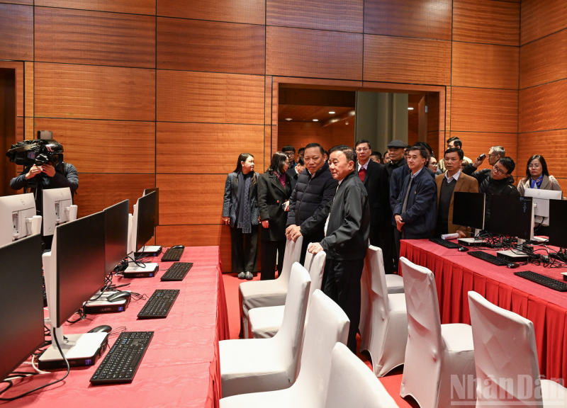 Thường trực Ban Bí thư kiểm tra công tác chuẩn bị Đại hội XIV của Đảng -0