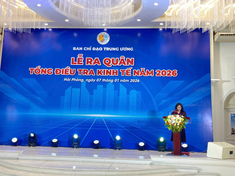 Ra quân Tổng điều tra kinh tế năm 2026 -0