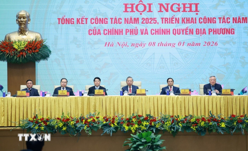 Hội nghị tổng kết năm 2025, triển khai công tác năm 2026 của Chính phủ và chính quyền địa phương -0