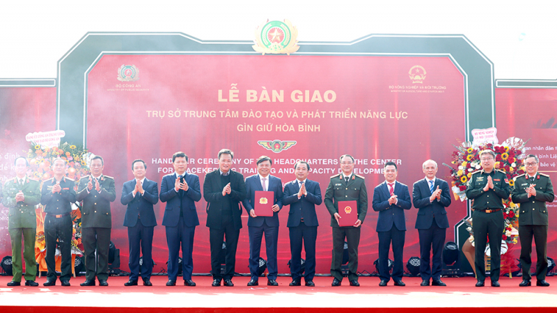 Bộ Công an tiếp nhận trụ sở Trung tâm Đào tạo và Phát triển năng lực gìn giữ hòa bình -0
