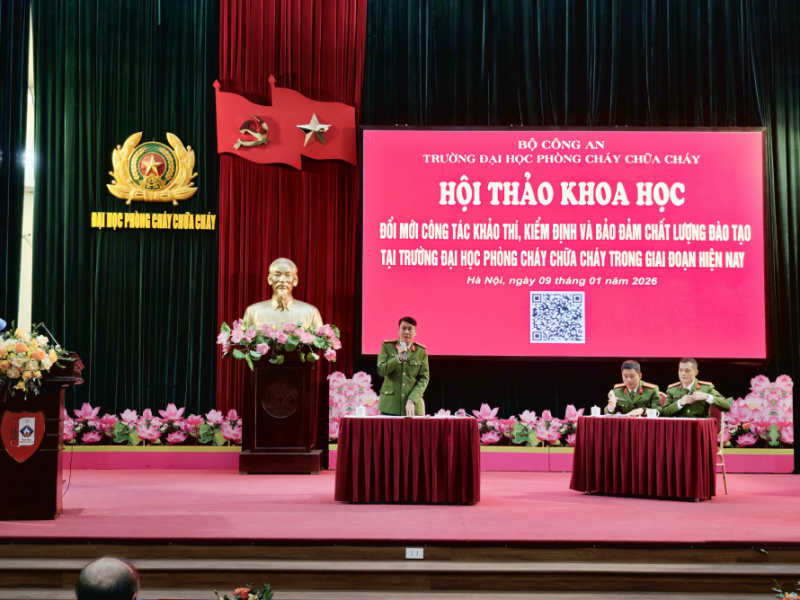 Đổi mới công tác khảo thí, kiểm định góp phần nâng cao chất lượng giáo dục tại Trường Đại học PCCC -0