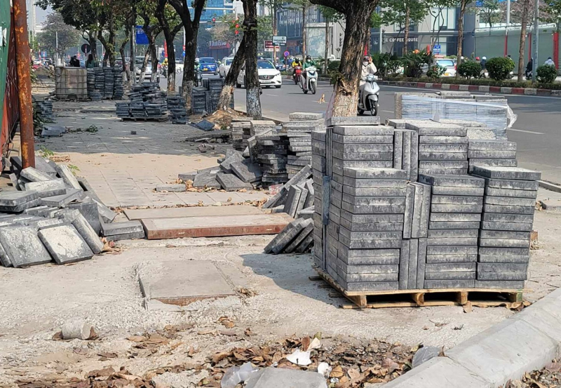 Từ 16-26/1: Hà Nội tạm dừng thi công đào đường, vỉa hè phục vụ Đại hội Đảng toàn quốc -0