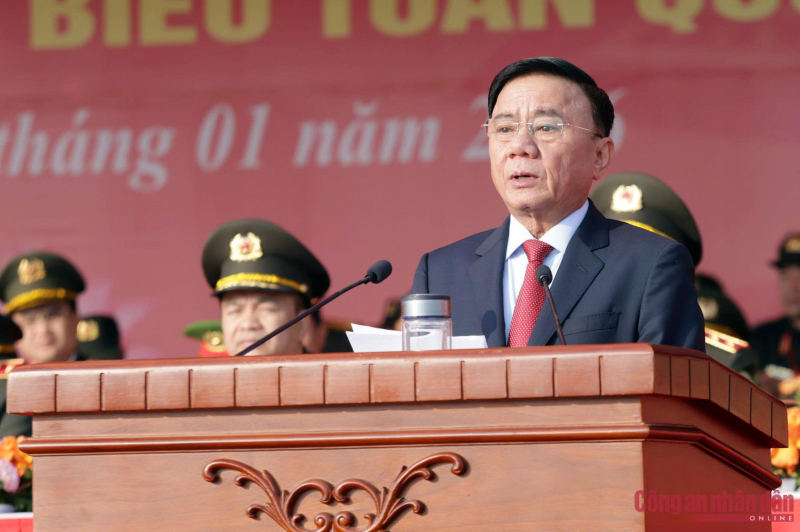 Lực lượng CAND quyết tâm bảo vệ tuyệt đối an toàn Đại hội XIV của Đảng -0