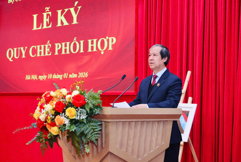 Tăng cường mối quan hệ phối hợp giữa Bộ Công an và Bộ Giáo dục và Đào tạo -0