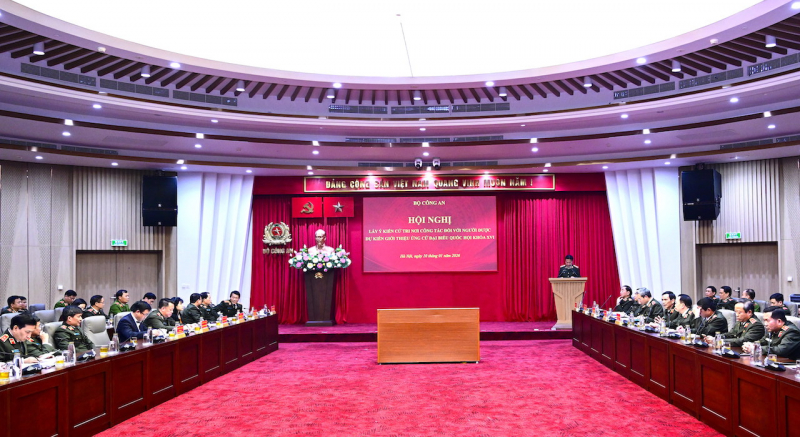 Giới thiệu Bộ trưởng Lương Tam Quang, Thứ trưởng Lê Quốc Hùng và 2 đồng chí ứng cử đại biểu Quốc hội khoá XVI -0