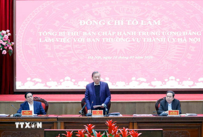 Tổng Bí thư: Hà Nội phải được định vị và vận hành như một trung tâm kiến tạo phát triển quốc gia -0