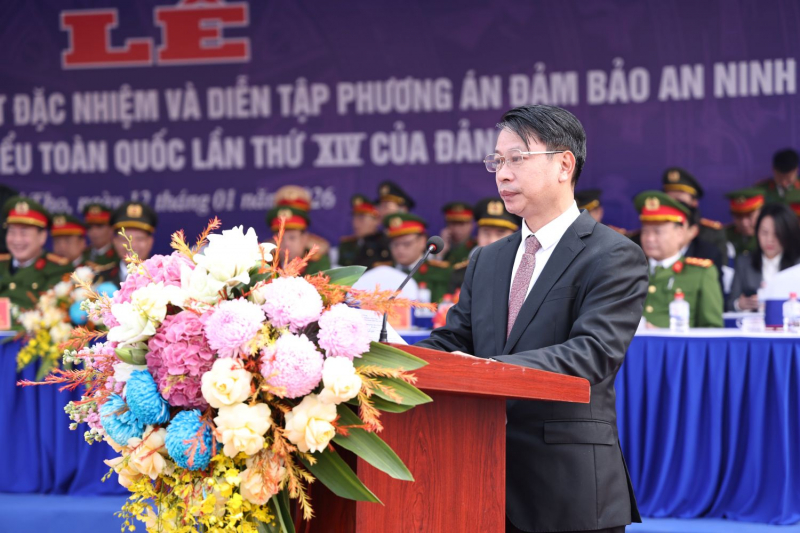 Phú Thọ diễn tập phương án tác chiến bảo đảm ANTT Đại hội đại biểu toàn quốc lần thứ XIV của Đảng -0