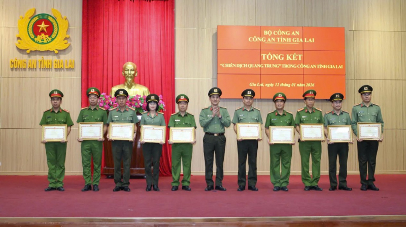 Công an tỉnh Gia Lai tổng kết “Chiến dịch Quang Trung” -1