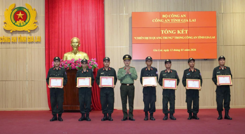 Công an tỉnh Gia Lai tổng kết “Chiến dịch Quang Trung” -2