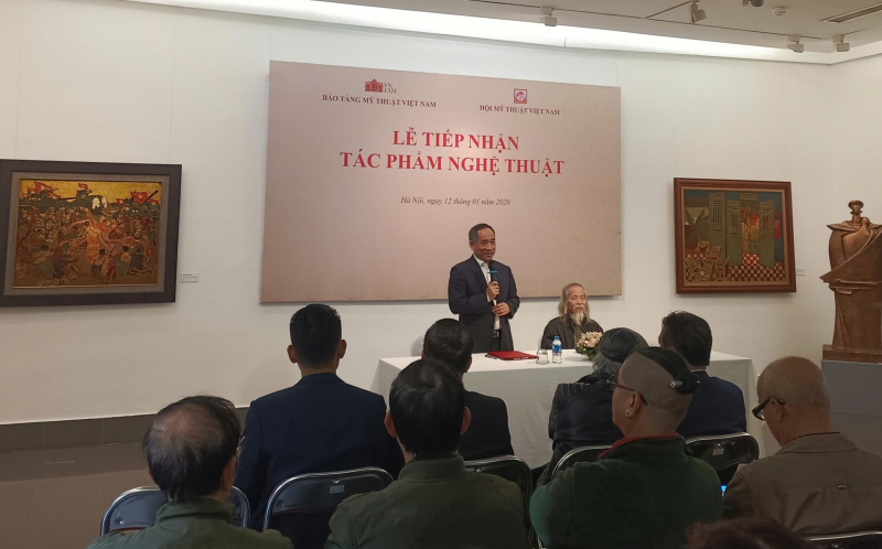 Tiếp nhận gần 1.000 tác phẩm của hoạ sĩ nhiều thế hệ -0