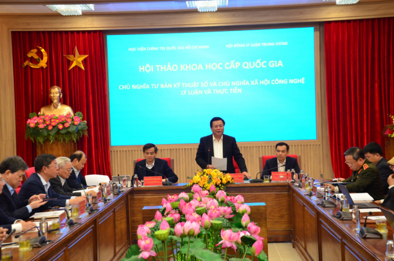 Hội thảo khoa học cấp Quốc gia “Chủ nghĩa tư bản kỷ thuật số và Chủ nghĩa xã hội công nghệ: Lý luận và thực tiễn” -0