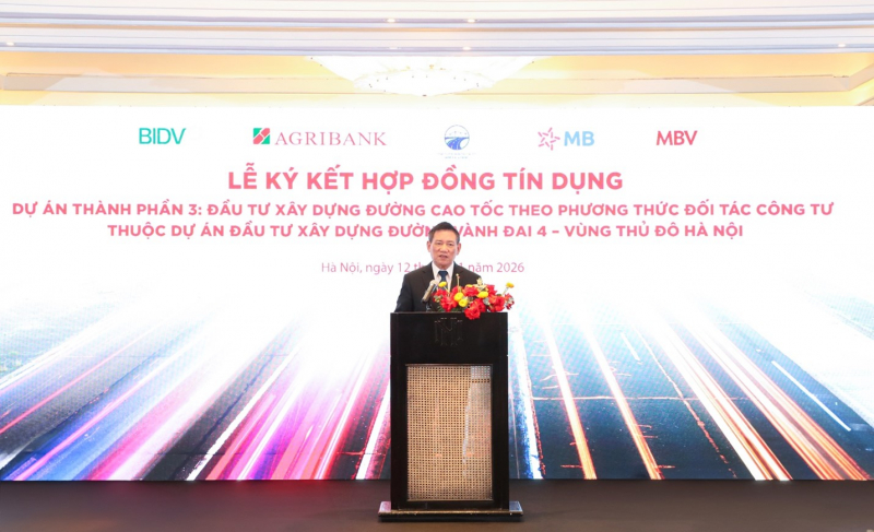 Agribank làm đầu mối thu xếp khoản tín dụng 25.453 tỷ đồng cho Dự án đầu tư xây dựng đường Vành đai 4 - Vùng Thủ đô Hà Nội -0