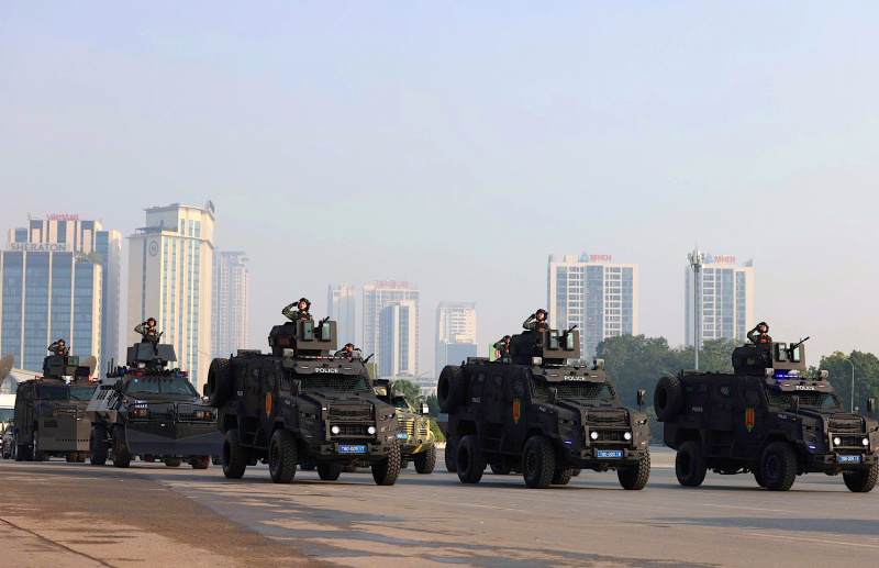 Lực lượng Cảnh sát cơ động sẵn sàng phương án, bảo đảm ANTT Đại hội XIV của Đảng -1