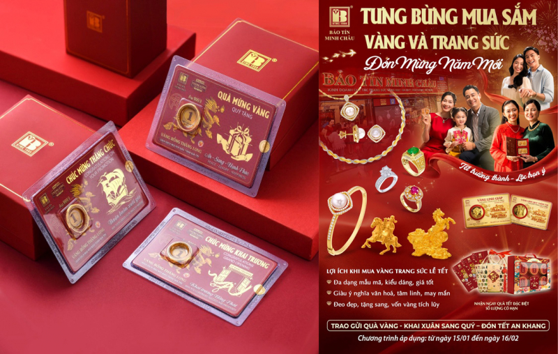 Tết trưởng thành - Lộc trọn ý: Đón Tết Bính Ngọ đẹp sang cùng vàng, trang sức Bảo Tín Minh Châu -0