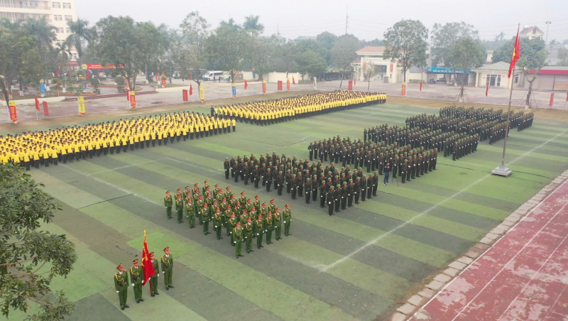 462 học viên đào tạo văn bằng 2 các học viện, trường CAND hoàn thành huấn luyện đầu khoá -4