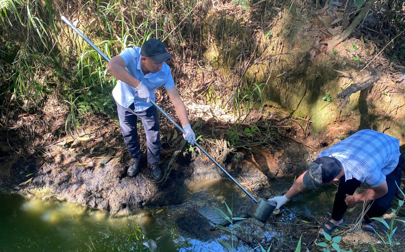 Quảng Ngãi: Liên tiếp phát hiện nhiều doanh nghiệp xả thải trái phép ra sông Pô Kô -0