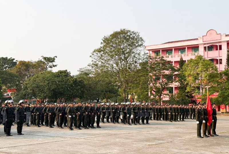 Học viện Chính trị CAND ra quân bảo đảm ANTT Đại hội XIV của Đảng -0