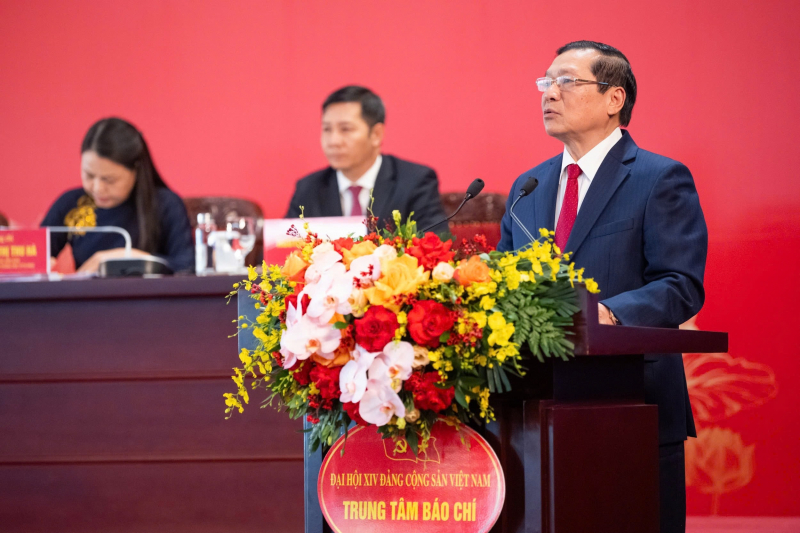 Trung tâm báo chí Đại hội XIV: Cơ sở vật chất hiện đại, phục vụ tốt nhất hoạt động tác nghiệp báo chí -0