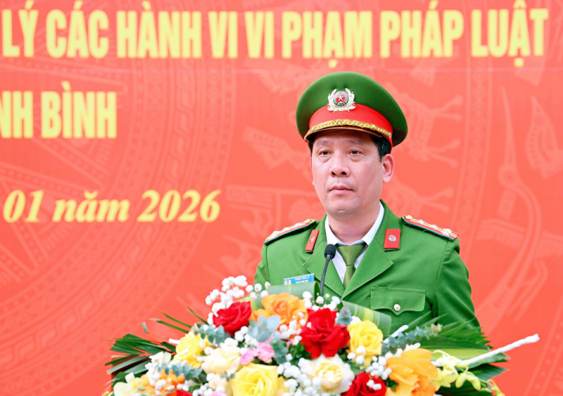 Công an Ninh Bình tăng cường ANTT Đại hội XIV của Đảng tại 