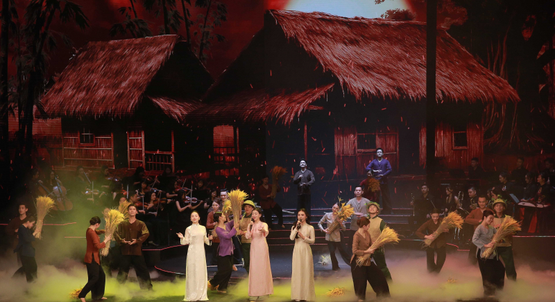 Bản hoà ca nghệ thuật – chính luận “Mãi mãi niềm tin theo Đảng” -0