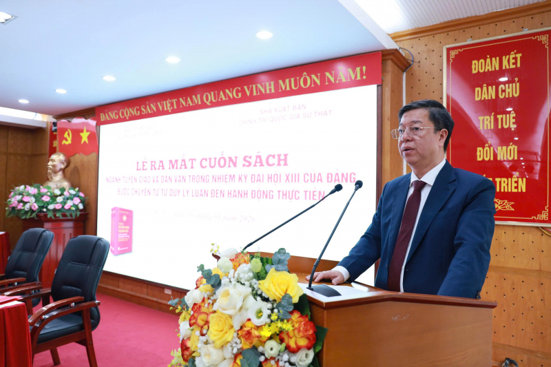 Ra mắt sách về ngành Tuyên giáo và Dân vận trong nhiệm kỳ XIII của Đảng -0