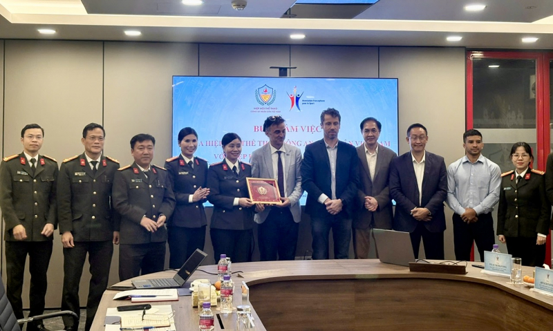 Hiệp hội Thể thao CAND Việt Nam tăng cường hợp tác quốc tế -0