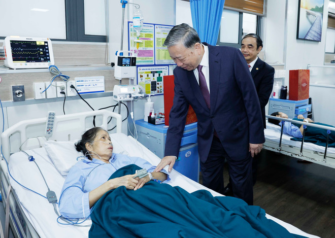 Tổng Bí thư dự Lễ khởi công dự án phức hợp y tế chăm sóc sức khỏe người cao tuổi -1