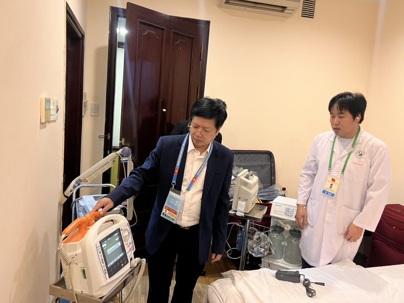 Bộ Y tế kiểm tra, giám sát công tác trực cấp cứu, khám chữa bệnh phục vụ Đại hội Đảng -0