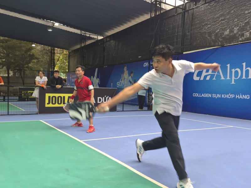 Sôi nổi Giải Pickleball chào mừng Đại hội Đảng lần thứ XIV do Cục Công nghiệp an ninh tổ chức -0