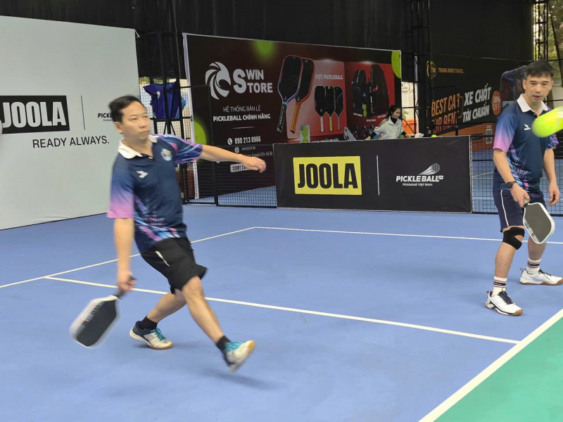 Sôi nổi Giải Pickleball chào mừng Đại hội Đảng lần thứ XIV do Cục Công nghiệp an ninh tổ chức -0
