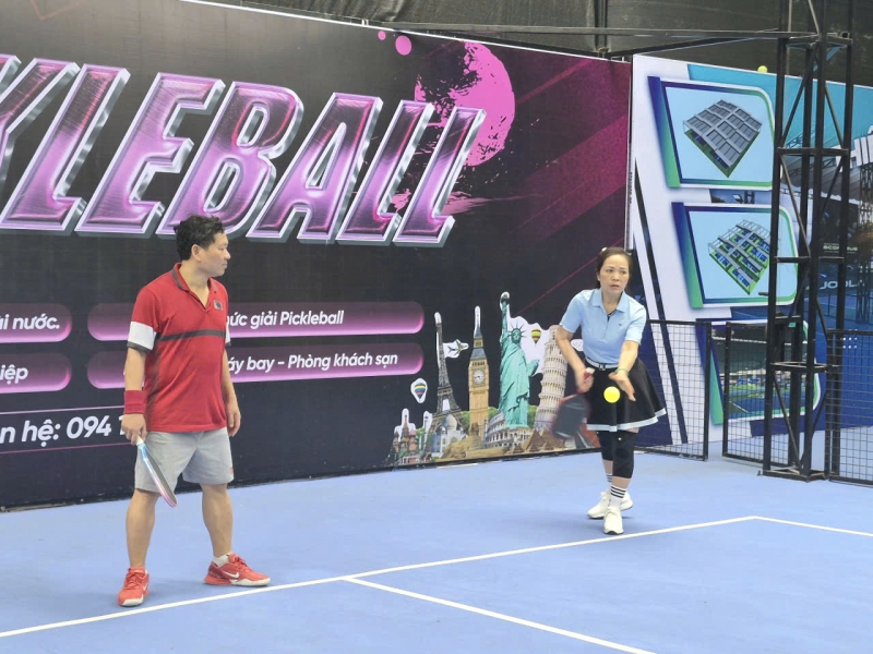 Sôi nổi Giải Pickleball chào mừng Đại hội Đảng lần thứ XIV do Cục Công nghiệp an ninh tổ chức -0