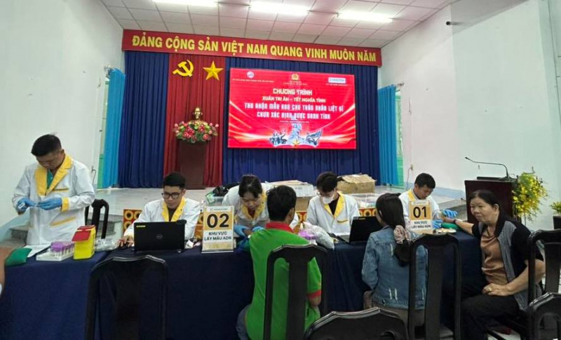 Công an TP Hồ Chí Minh thu nhận mẫu ADN cho thân nhân các Liệt sĩ chưa xác định danh tính -1