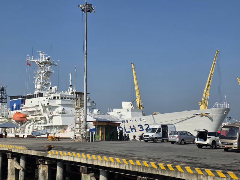 Tàu Lực lượng Bảo vệ bờ biển Nhật Bản thăm hữu nghị thành phố Đà Nẵng -0