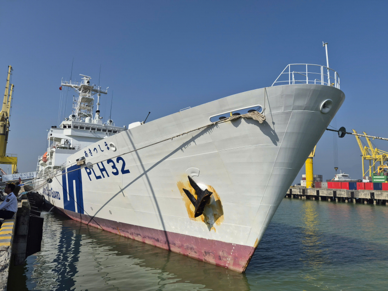 Tàu Lực lượng Bảo vệ bờ biển Nhật Bản thăm hữu nghị thành phố Đà Nẵng -1