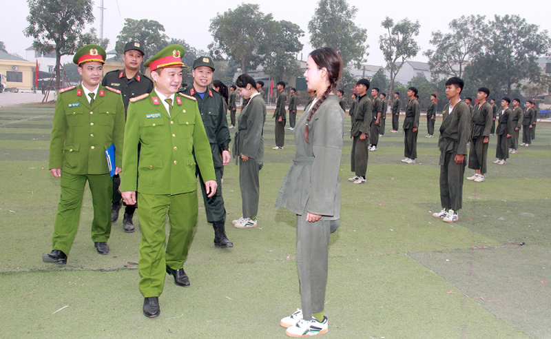 Chuyện rèn điều lệnh, luyện võ thuật của các học viên Công an -0